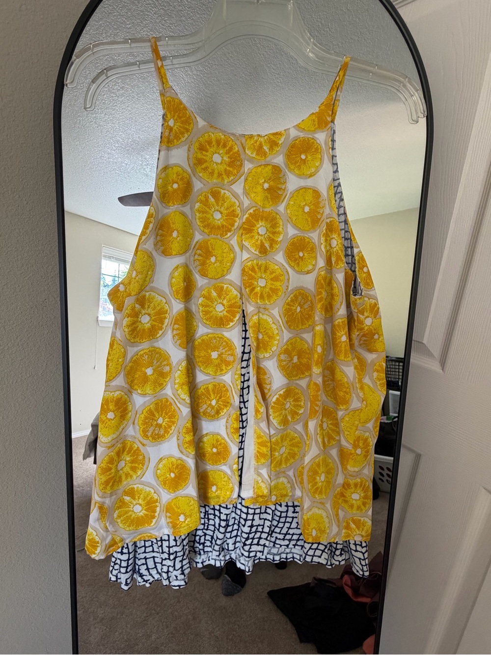 Anthropologie Yellow Citrus Print Camisole - Picture 2 of 6